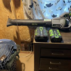 EGO Electric Ion Lithium Powered 54v Leaf Blower W/ Extra Battery
