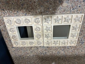 Coastal Decorative Wall Mirrors Set of 2