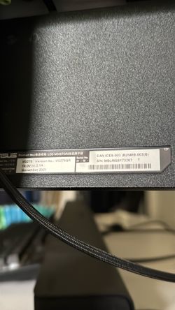 ASUS VG278QR Gaming Monitor  27” Height Adjustable