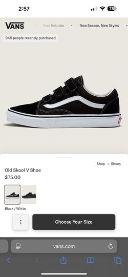 Vans shoes