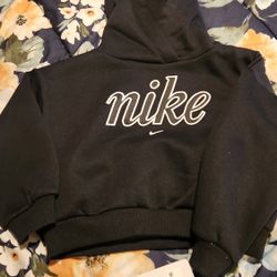 NIKE Girls Kids' DESI Hoodie Black Size 3T Brand New