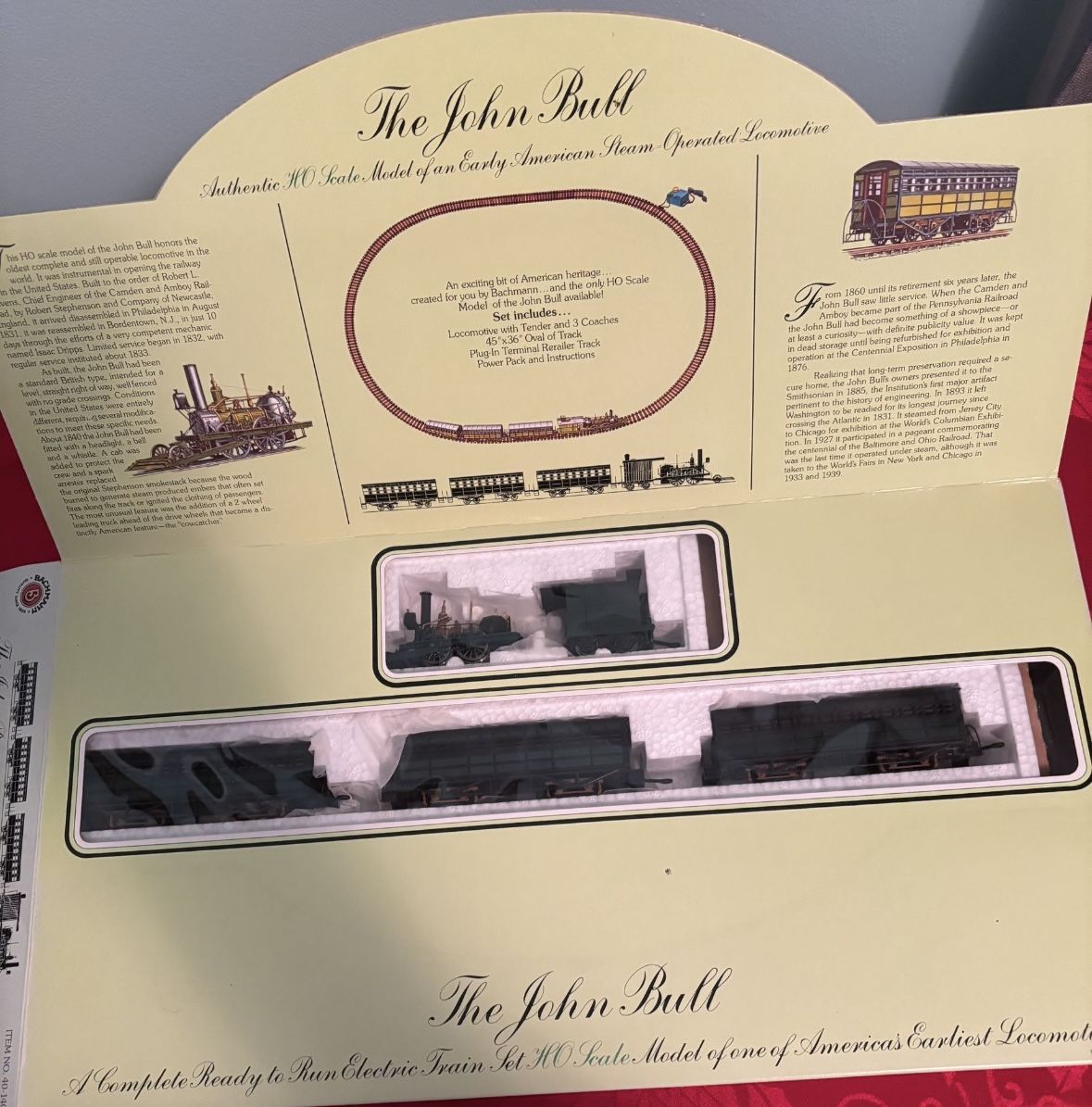 The John Bull HO Scale Train Set. Collectible.