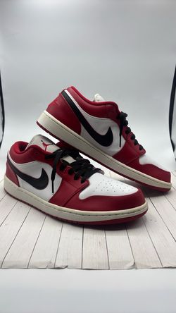 Jordan 1 Lows Red Black