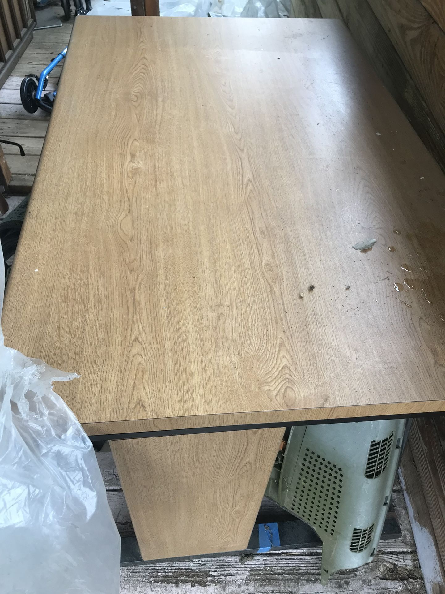 Solid Wood Desk Large