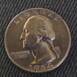 1964 Is Quarter 90% Silver