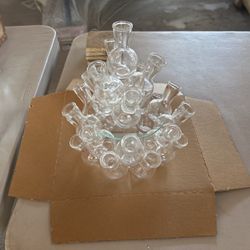 Vintage Glass Beaker Plant Propagation Station 25 Test Tube Vase Rooter