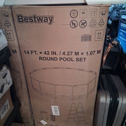 14ftx42in Round Pool set 