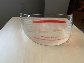 Clear full face cover never used