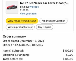 Corvette C7 Car Cover