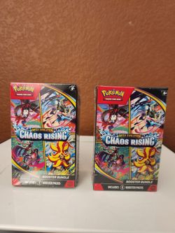 Brand new sealed Chaos Rising booster bundle