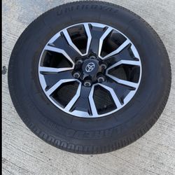 1 Only - 265/65r17 6x5.5 6x139.7 Stock TRD Tacoma Tundra 4Runner Yukon Tahoe Wheel Rim Tire!!!