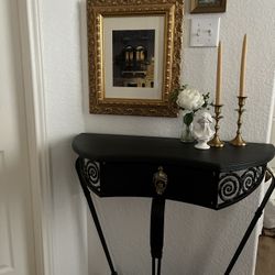Black Entryway Table