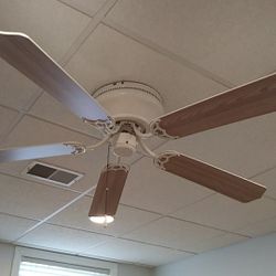 Ceiling Fan Great Shape White in Color