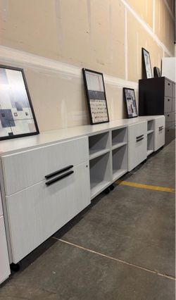 Storage Credenza  & File Cabinet