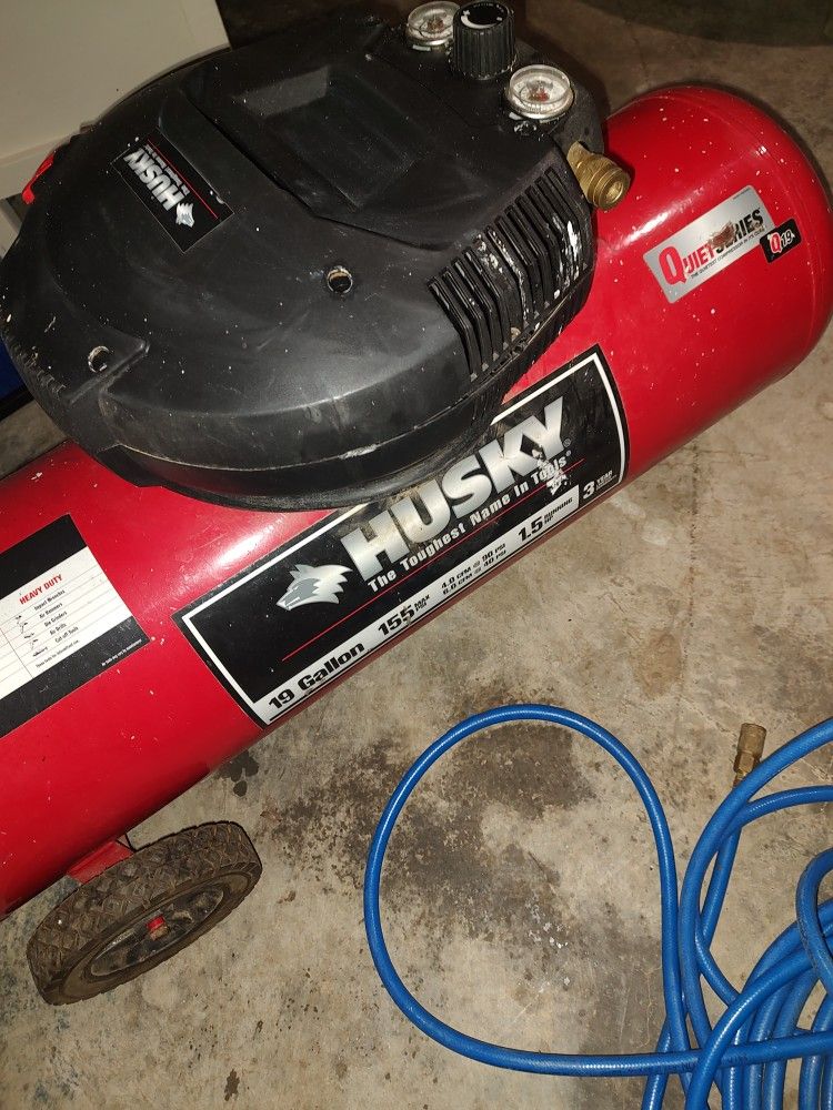 Air Compressor Husky Works Good