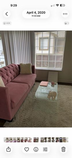 Pink Alissa Sofa