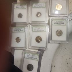 Dimes And Nickels 1970, 1994,1995,2020