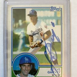 LA Dodgers Autograph Steve Garvey Signed card