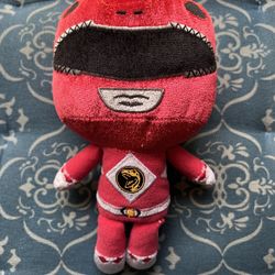 Funko Mighty Morphin Power Rangers Red Ranger Plush Stuffed Toy 2017 Dinosaur