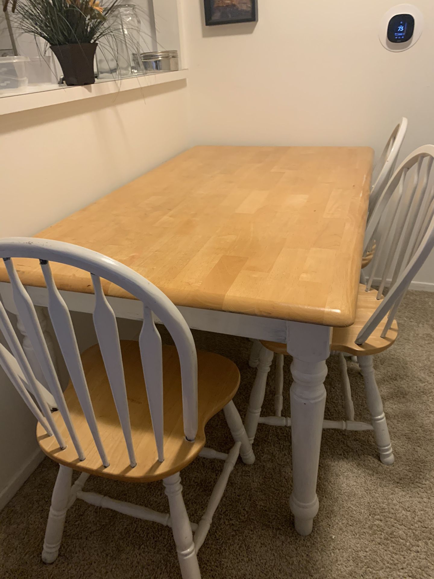 Used Dining Table with 3 chairs