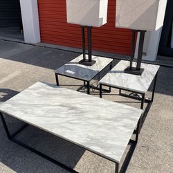 Coffee and end tables (Delivery available)