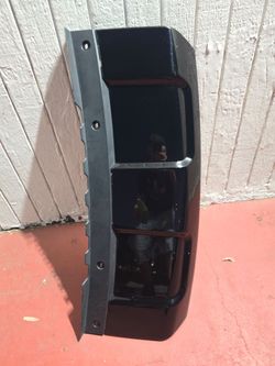Toyota Tacoma Rear Bumper End Cap Corner Cover Gloss Black 2016-2023 - Single - Costa Mesa - 75 OBO