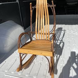 Amish- Bentwood ,Oak & Hickory Rocking Chair