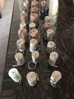 Cork keychain