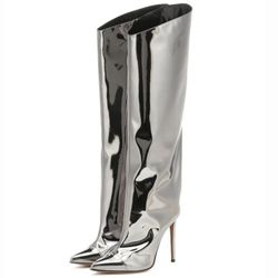 Fashion Nova Metallic Heel 