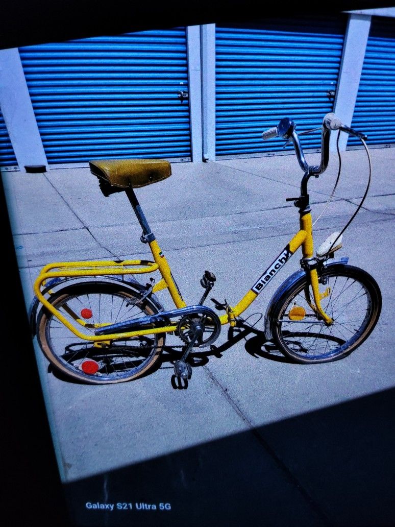 Bianchi folding bike sales