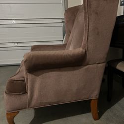 Vintage High Back Chair-Pink