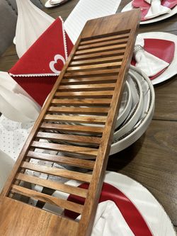 Slatted Wood Bathtub Tray - Hearth & Hand™ with Magnolia