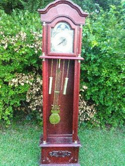 Cherry Finish Grandfather Clock