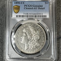 1890-CC Morgan Silver Dollar PCGS AU Detail