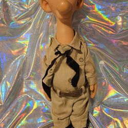 Sad Sack WWII cartoon doll toy figure George Baker 39cm tall (no hat)