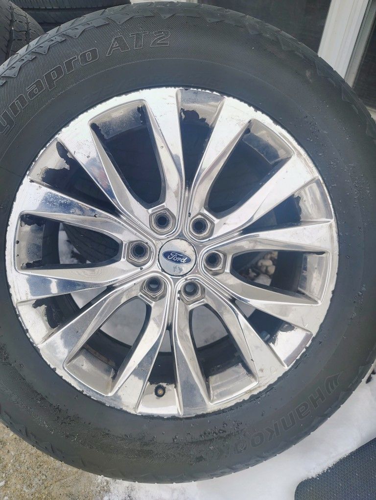 Set Of F150 Wheels And Tires