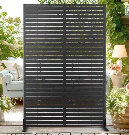 72" H×47" W Metal Privacy Screen  - Qty 2