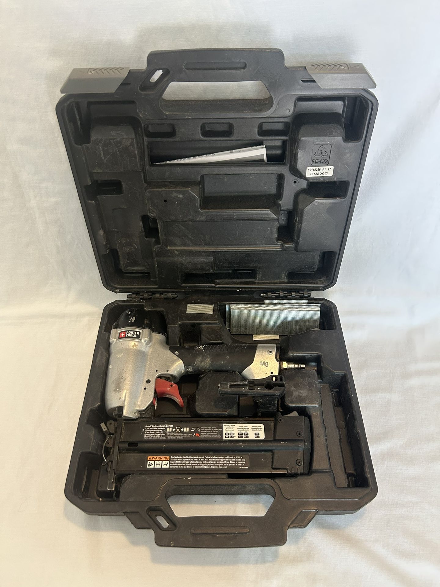 Porter Cable BN200C 18Ga. Brad Nailer In Good Condition