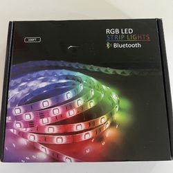 Led Lights For Bedroom 100ft (2 Rolls Of 50ft) Color Changing LED Strip Light, With Remote And App Control RGB Strip, For Room Home Party Decoration, 