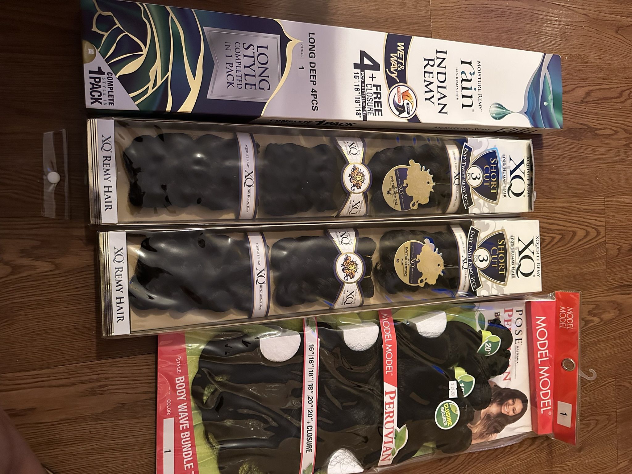 Human And Mostly Synthetic Unused Wigs!