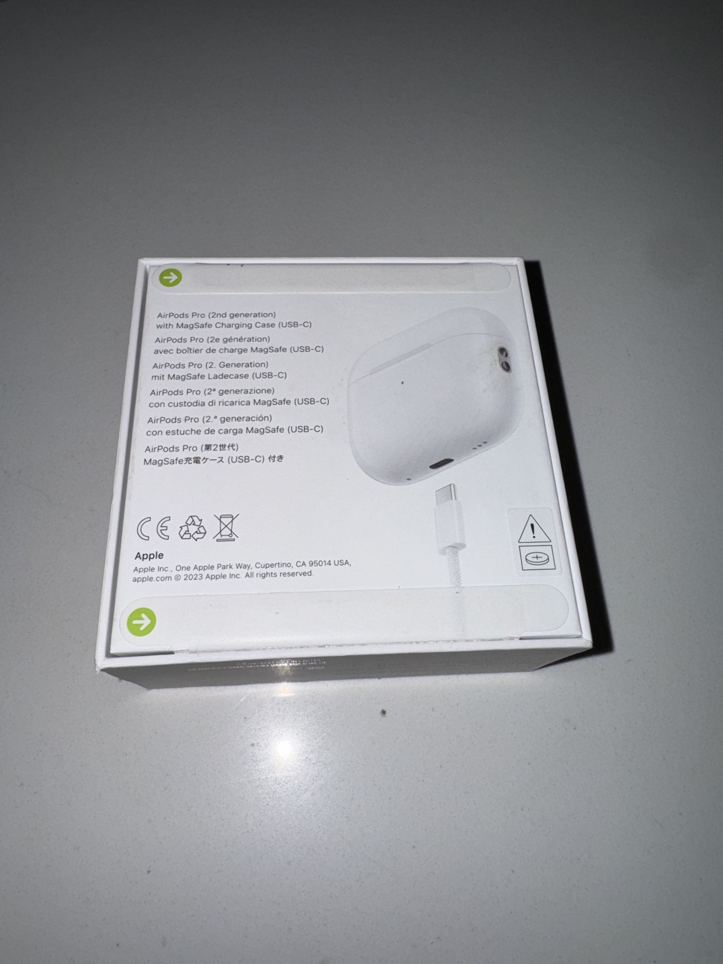 ✨ Brand New & Factory Sealed ✨ Selling a pair of Apple AirPods Pro (2nd Generation) with MagSafe Charging Case (USB-C). Still in original packaging –