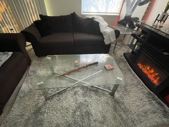 3 PIECE GLASS TABLE SET FOR SELL!!!