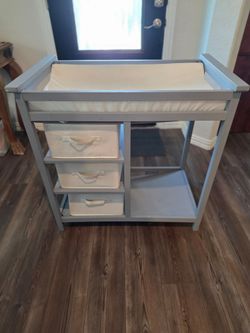 Baby Changing Table with Mattress & Storage Drawers