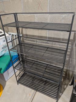 4 Tier Metal Shelf - Collapsible