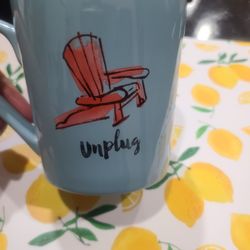 Coffee Mug Life Is Good "Unplug"