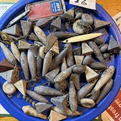 Fishing Sinkers Lead Weights Over 10 Pounds!