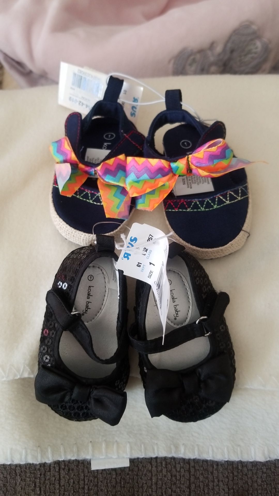 2 Koala baby girl shoes size 1 New