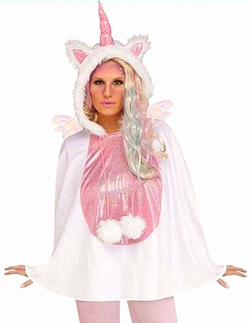 Unicorn Fun Adult Character Ponchos