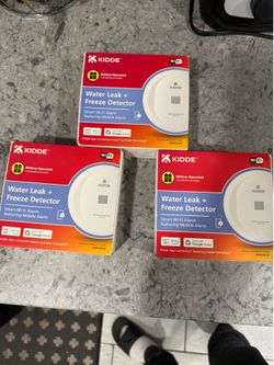 Kidde Smart Water Leak & Freeze Detector WiFi Alarm Google Alexa