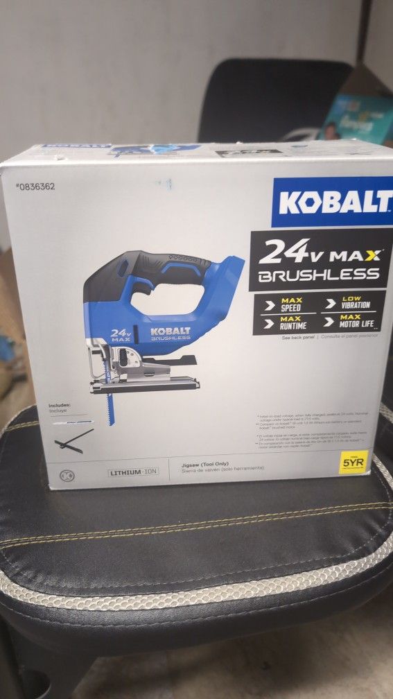 Kobalt 24-volt Brushless Variable Speed Keyless Cordless Jigsaw (
